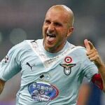 La gioia di Tommaso Rocchi per la vittoria in Supercoppa contro l'Inter