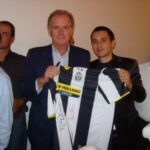 Il presidente Damir Tardino con Giovanni Coboli Gigli