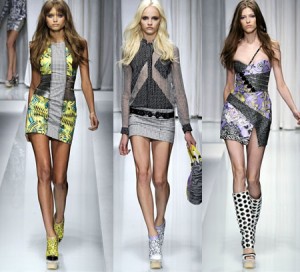 La sfilata di Versace