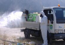 Disinfestazione del territorio a Campobello di Licata