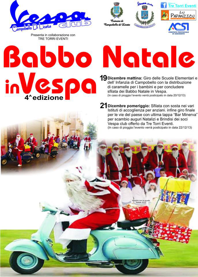 Babbo Natale In Vespa 2017 Motoraduno Chieti Ch Dal 23 12 2017 Al 23 12 2017