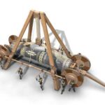 L3-battaglia-fornovo-leonardo da vinci war - fornovo Leonardo cannone gigante