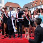 Lillo Burgio durante manifestazione moda italiana in Germania