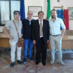 La Rizza con assessri e sindaco