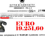 Canicattì: i telefoni del comune tornato a squillare con soli 19.251,60… poveri si ma rintracciabili