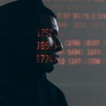 Numbers Projected on Face