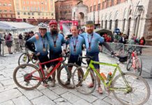 Quattro ciclisti canicattinesi alla Granfondo Strade Bianche: passione e orgoglio per la città