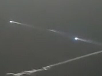 Scia luminosa nei cieli di Naro: era un detrito spaziale cinese (video)