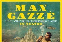 MAX GAZZE’ in teatro con il nuovo album in arrivo, triplo live Al Massimo di Palermo il 22-23 e 24 ottobre