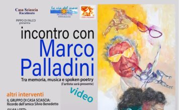 Racalmuto, incontro con Marco Palladini tra memoria, musica e spoken poetry