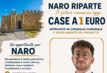 Naro approva il regolamento delle Case a 1 Euro