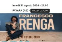 A Favara Francesco Renga per i festeggiamenti di San Giuseppe