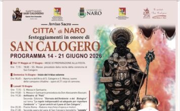 Naro, dal 16 giugno nel cuore dei festeggiamenti in onore di San Calogero Eremita