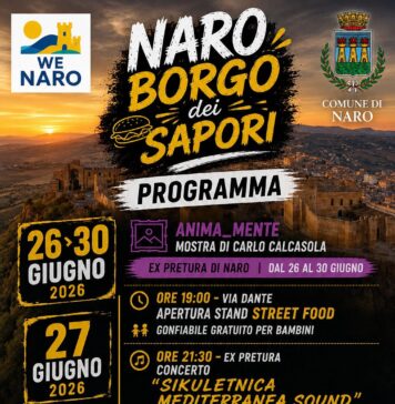 Borgo dei Sapori 2026: cinque giorni dedicati a gusto, cultura, musica e tradizioni nel cuore di Naro