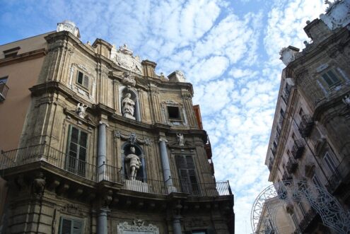 quattro canti, palermo, city square, sightseeing, architecture, historical, building, italy, tourism, masonry, house, facade, landmark, city, historic center, palermo, palermo, palermo, palermo, palermo