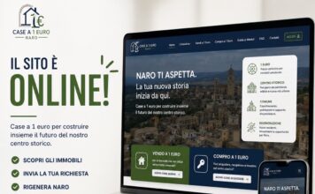 Case a 1 Euro Naro, online il nuovo portale digitale
