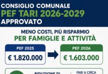 Naro, approvato il PEF TARI 2026-2029: costi in calo del 12%, tariffe più leggere per famiglie e attività