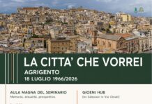 “La città che vorrei” A 60 anni dalla frana di Agrigento