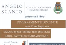 Naro, il 19 settembre Angelo Scanio presenta “Diversamente docente. Oltre l’omologazione” al Castello Chiaramontano