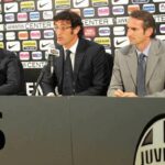 Ciro Ferrara e Jean Claude Blanc, allenatore ed amm. delegato della Juventus